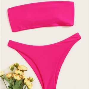 SHEIN bandeau bikini set